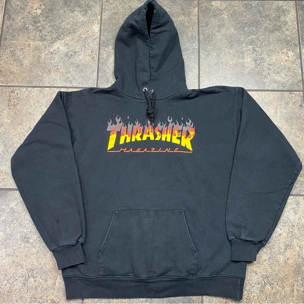 Men’s Thrasher Magazine Pullover Hooded Sweatshirt Size Medium